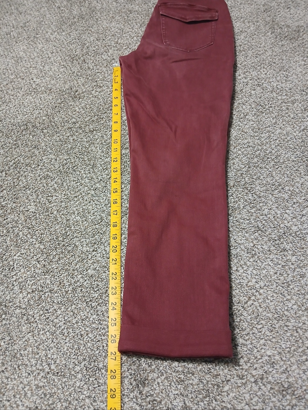 Judy Blue High-Rise Straight Leg Pants in Burgundy - Picture 14 of 16